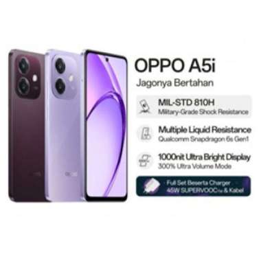 OPPO A5i 4/128GB Garansi Resmi RED