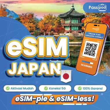 eSIM Jepang/Japan Unlimited Data 3 GB 5 Days