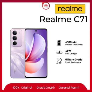 Hp Realme C71 Ram 6GB Internal 128GB Garansi Resmi Violet Parrot