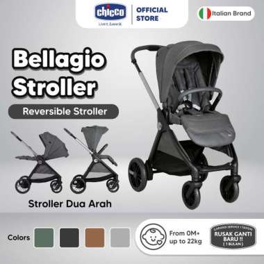 CHICCO Bellagio Stroller / Reversible Stroller / Stroller Dua Arah / Stroller Hadap Depan Belakang L