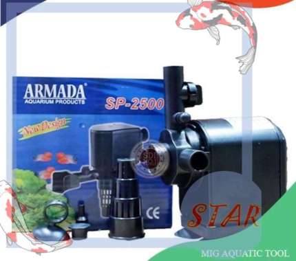 aquarium ikan pompa celup power head ARMADA SP 2500