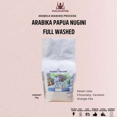 Kopi Arabika Papua Nugini Full Washed 1kg | Kopi Arabika Papua | Biji Kopi Biji Kopi