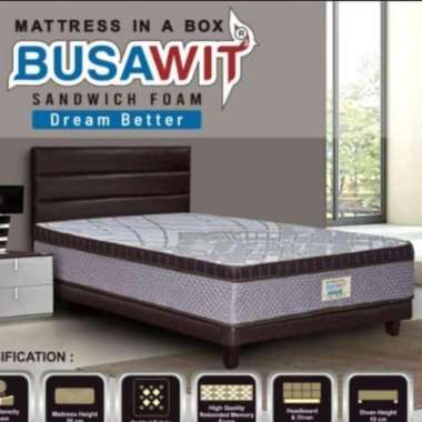 MATRAS BIGLAND SANDWICH PLUSHTOP FOAM [BUSAWIT] UK 160X200X30