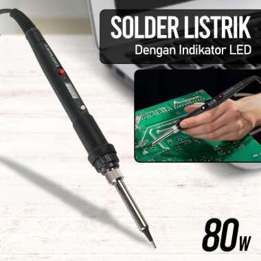 Taffware Electric Solder LCD Soldering 80W 220V - 908S Hitam