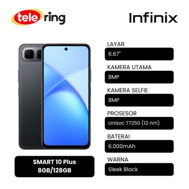 HP INFINIX SMART 10+ 8/128GB BLACK