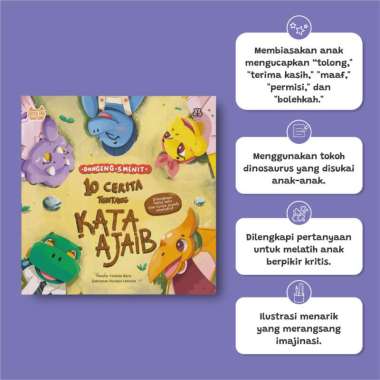 Dongeng 5 Menit: 10 Cerita tentang Kata Ajaib Softcover | Buku Cerita Anak Mizan 5-10 Thn
