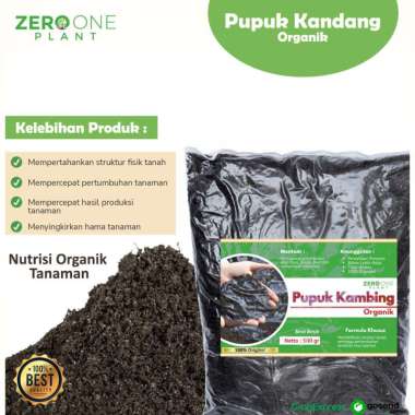 Paket 50 Kg Pupuk Kandang Kambing Premium Media Tanam Teratai Lotus Kohe Kambing Penyubur Tanaman 25