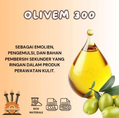 Olivem 300 Olive Oil Natural Emulsifier Agent - Natural Surfactant - Emollient - 1KG