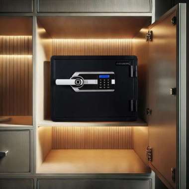 Krisbow Brankas Tahan Api Dan Air 47x48.3x36 Cm Fp3501f - Hitam