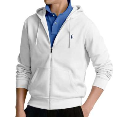 POLO - 7900.25 Mens Hoodie Zip - White M