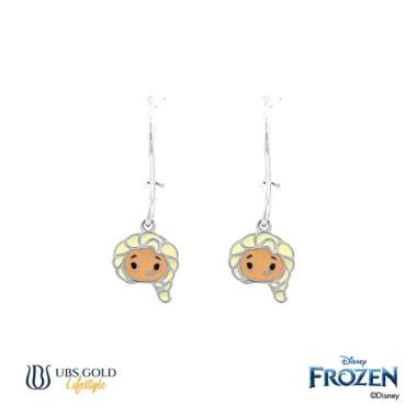 UBS Anting Emas Anak Disney Frozen- Aay0080 - 17k White Gold