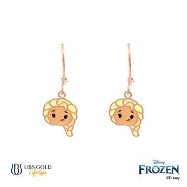 UBS Anting Emas Anak Disney Frozen- Aay0080 - 17k Rose Gold