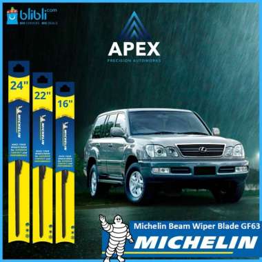 MICHELIN FRAMELESS WIPER GF63 SET FOR LC CYGNUS FRONT AND REAR