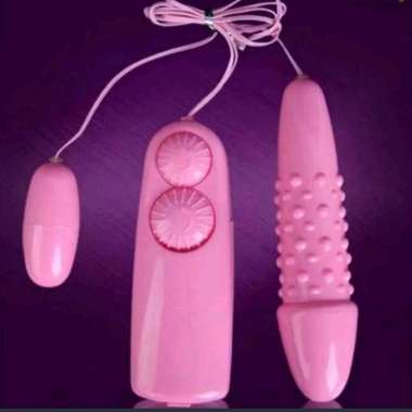 Alat Bantu Sex Toys Wanita Double Eggs Getar
