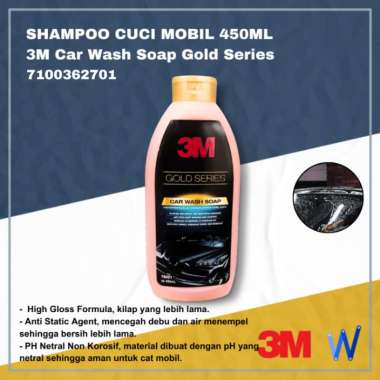 Sabun Shampoo Mobil 450ml 3M 79001 Car Wash Soap Gold Series / Sabun Shampoo Cuci Mobil (NEW)