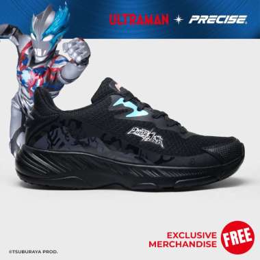 Precise Ultraman Blazar Sepatu Sneakers Pria - Black 41