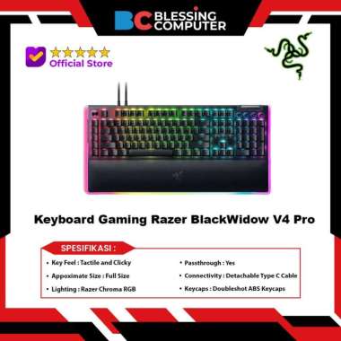 Keyboard Gaming Razer BlackWidow V4 Pro - Yellow