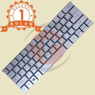 Keyboard Laptop Acer Aspire P1-171 P3-131 P3-171 - Silver