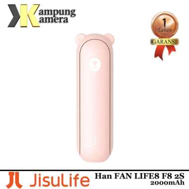 JISULIFE Hand Fan Life8 F8 2S 2000 mAh Pink
