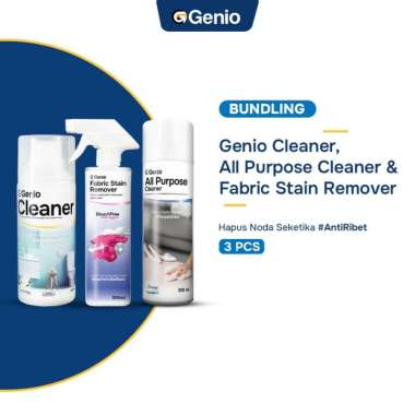 Genio | Fabric Stain Remover Spray & Genio All Purpose Cleaner 300ml & Genio Cleaner 500ml