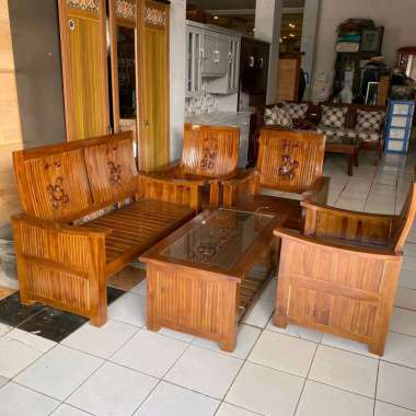 kursi ruang tamu kayu jati / kursi teras kayu jati / kursi full kayu jati / kursi jati / kursi kayu