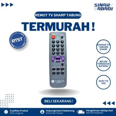 Remot TV Sharp Tabung Biasa
