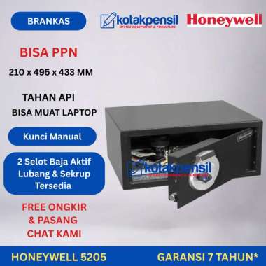 Brankas HONEYWELL 5205 | Brankas Digital | Safety Box Uang | Brankas Mini Kecil | Brankas Emas dan T