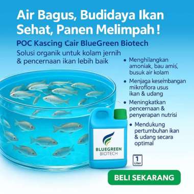 BlueGreen Biotech POC Probiotik Organik Kascing Cair Perikanan