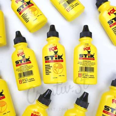 Fox Lem Stik Kuning Stick Glue 60 Gram Lem Stik