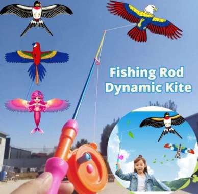 M4 LAYANGAN BURUNG layang layang bisa terbang tanpa angin / layangan dinamis