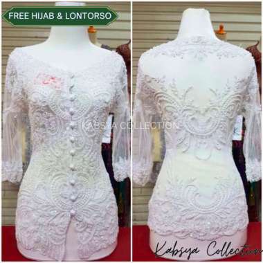 Kebaya Full Payet LARAS Sepinggang Modern Elegan Lengan 7/8 untuk Wisuda & Pesta / Kebaya Modern Pay