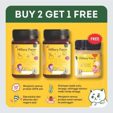 Clover Blackcurrant Honey + Clover Blackcurrant Honey Free Madu