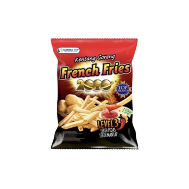 French Fries 2000 Snack Kentang Goreng Level 3 60 gr