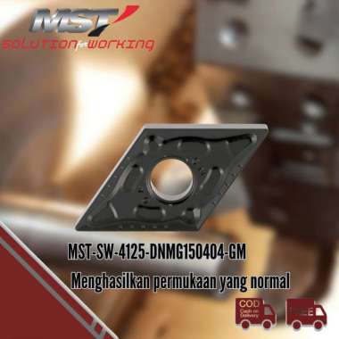 MST Insert Mata Pahat Bubut DNMG Sudut Negatif CVD Coating Untuk Baja Alloy Steel Stainless Steel 15