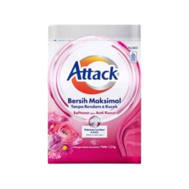 Attack Detergen Bubuk Plus Softener 1.2 kg