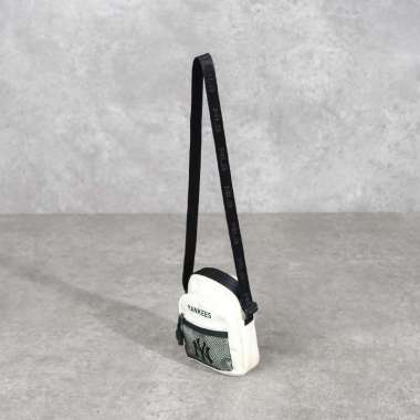 Tas MLB NY YANKEES BLACK CREAM SHOULDER BAG 100% ORIGINAL 13X5X18CM