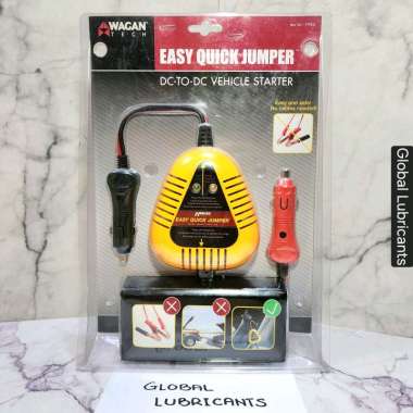 Wagan Tech Alat/ Kabel Jumper Aki/ Booster DC-To-DC (Pancingan/ Menghidupkan Battery/ Baterai Soak)