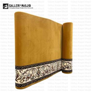 PT. GMI - Karpet Warna Coklat Tebal 15mm Solomon / Karpet Masjid / Karpet Mushola Polos