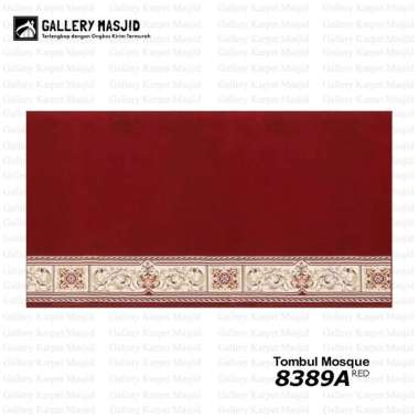 PT. GMI - Karpet Masjid Empuk Tebal 20-22mm Tombul Mosque Warna Merah / Karpet Masjid Turki