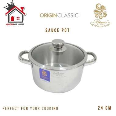 Bima - Origin Classic Saucepot 24cm B2001224 Sus304 3PLY STAINLESS - Saucepot 24cm
