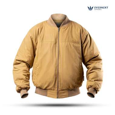 EVERNEXT - JAKET BOMBER PRIA BOXY FIT KANVAS PREMIUM PADDING STYLISH JAKCKET OUTDOOR CASUAL RIDING K