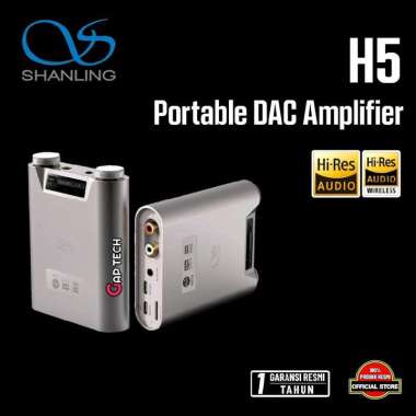 Shanling H5 / H-5 / H 5 Dual AK4493SEQ High Resolution Portable DAC Amplifier with Built-in Music Pl