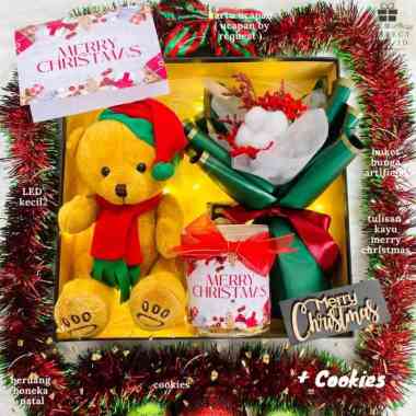 Kado Natal Hampers Natal Christmas Gift Paket Hadiah Natal + Cookies