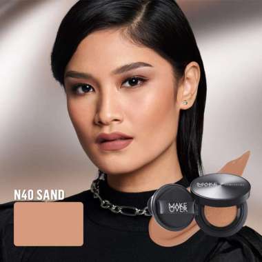 MAKE OVER Powerstay Sync Matte Cushion - Smart AI Matte Cushion High Coverage N40 Sand