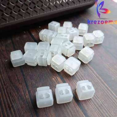 Stopper klakson syuga stopper tali masker knop warna warni banyak variasi model Stopper kotak