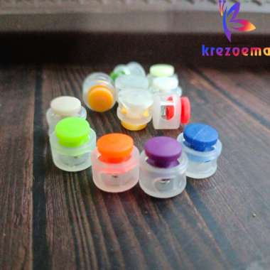 Stopper klakson syuga stopper tali masker knop warna warni banyak variasi model Klakson mix warna
