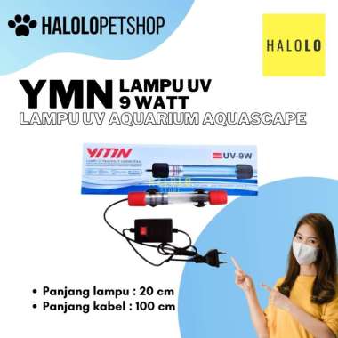 Lampu UV Aquarium Lampu YMN UV 9 Watt Lampu UV Sterilisasi Aquarium