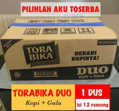 Kopi Torabika Duo 25gr x 10pcs (HARGA 1 DUS)