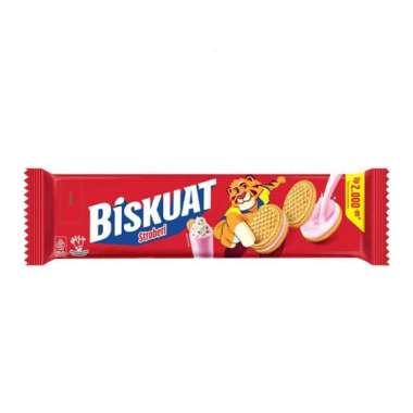 Biskuat Golden Biskuit Sandwich All varian rasa [12'sachet/pack] Strawberry