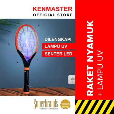Kenmaster Raket Nyamuk + Senter UV - MOSQ017